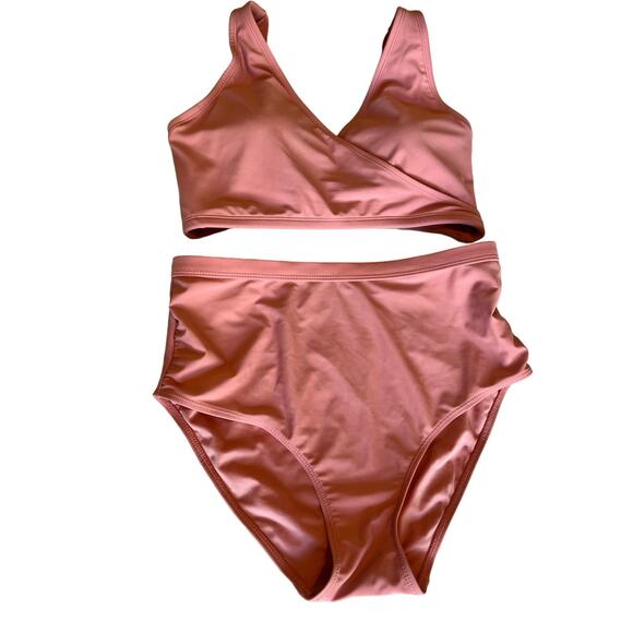 Kindred Bravely Other - Kindred Bravely Two Piece Nursing Friendly Pink Bathing Suit Medium